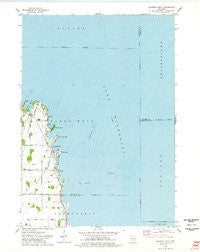 Fahrney Point Wisconsin Historical topographic map, 1:24000 scale, 7.5 X 7.5 Minute, Year 1974