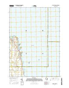 Fahrney Point Wisconsin Current topographic map, 1:24000 scale, 7.5 X 7.5 Minute, Year 2015