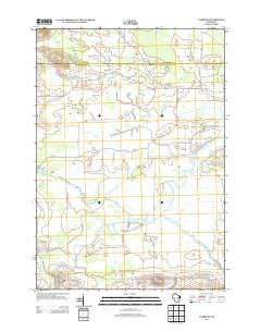 Fairburn Wisconsin Historical topographic map, 1:24000 scale, 7.5 X 7.5 Minute, Year 2013