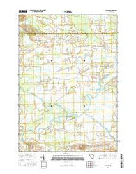 Fairburn Wisconsin Current topographic map, 1:24000 scale, 7.5 X 7.5 Minute, Year 2016