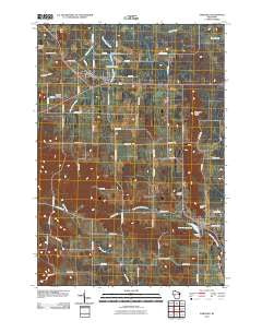 Fairchild Wisconsin Historical topographic map, 1:24000 scale, 7.5 X 7.5 Minute, Year 2010