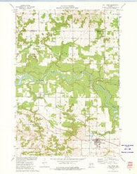Fall Creek Wisconsin Historical topographic map, 1:24000 scale, 7.5 X 7.5 Minute, Year 1972