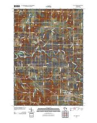 Fall Creek Wisconsin Historical topographic map, 1:24000 scale, 7.5 X 7.5 Minute, Year 2010