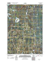 Falun Wisconsin Historical topographic map, 1:24000 scale, 7.5 X 7.5 Minute, Year 2010