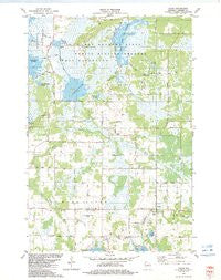Falun Wisconsin Historical topographic map, 1:24000 scale, 7.5 X 7.5 Minute, Year 1982