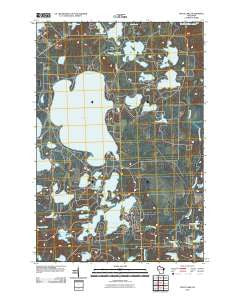 Fence Lake Wisconsin Historical topographic map, 1:24000 scale, 7.5 X 7.5 Minute, Year 2010
