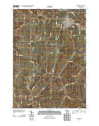 Fennimore Wisconsin Historical topographic map, 1:24000 scale, 7.5 X 7.5 Minute, Year 2010