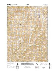 Fennimore Wisconsin Current topographic map, 1:24000 scale, 7.5 X 7.5 Minute, Year 2016