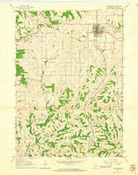 Fennimore Wisconsin Historical topographic map, 1:24000 scale, 7.5 X 7.5 Minute, Year 1962