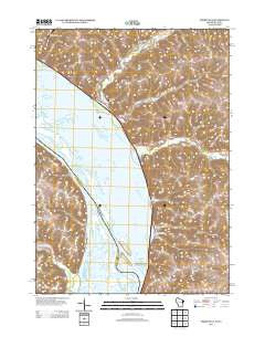 Ferryville Wisconsin Historical topographic map, 1:24000 scale, 7.5 X 7.5 Minute, Year 2013