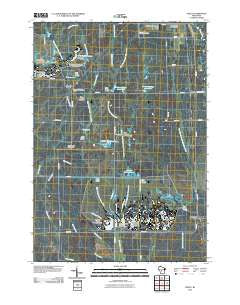 Finley Wisconsin Historical topographic map, 1:24000 scale, 7.5 X 7.5 Minute, Year 2010