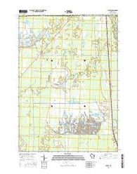 Finley Wisconsin Current topographic map, 1:24000 scale, 7.5 X 7.5 Minute, Year 2015