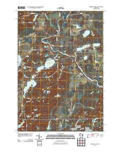 Fireside Lakes Wisconsin Historical topographic map, 1:24000 scale, 7.5 X 7.5 Minute, Year 2010