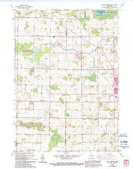 Five Corners Wisconsin Historical topographic map, 1:24000 scale, 7.5 X 7.5 Minute, Year 1959