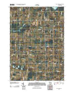 Five Corners Wisconsin Historical topographic map, 1:24000 scale, 7.5 X 7.5 Minute, Year 2010