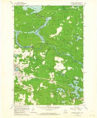 Florence East Wisconsin Historical topographic map, 1:24000 scale, 7.5 X 7.5 Minute, Year 1962