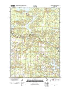 Florence East Wisconsin Historical topographic map, 1:24000 scale, 7.5 X 7.5 Minute, Year 2013