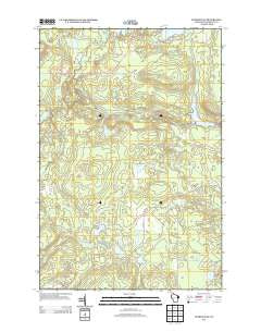 Florence SE Wisconsin Historical topographic map, 1:24000 scale, 7.5 X 7.5 Minute, Year 2013