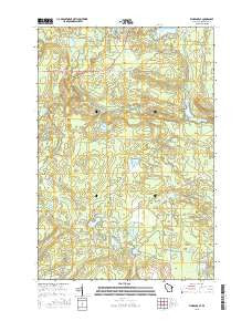 Florence SE Wisconsin Current topographic map, 1:24000 scale, 7.5 X 7.5 Minute, Year 2015