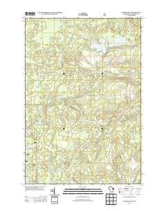 Florence SW Wisconsin Historical topographic map, 1:24000 scale, 7.5 X 7.5 Minute, Year 2013