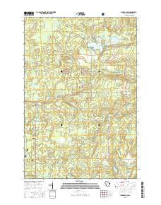 Florence SW Wisconsin Current topographic map, 1:24000 scale, 7.5 X 7.5 Minute, Year 2015