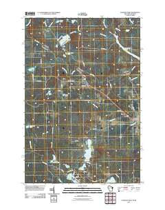 Florence West Wisconsin Historical topographic map, 1:24000 scale, 7.5 X 7.5 Minute, Year 2011