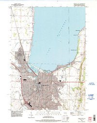 Fond Du Lac Wisconsin Historical topographic map, 1:24000 scale, 7.5 X 7.5 Minute, Year 1992