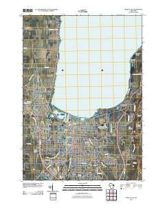 Fond du Lac Wisconsin Historical topographic map, 1:24000 scale, 7.5 X 7.5 Minute, Year 2010