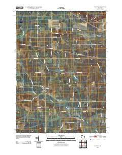 Footville Wisconsin Historical topographic map, 1:24000 scale, 7.5 X 7.5 Minute, Year 2010