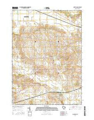 Footville Wisconsin Current topographic map, 1:24000 scale, 7.5 X 7.5 Minute, Year 2016