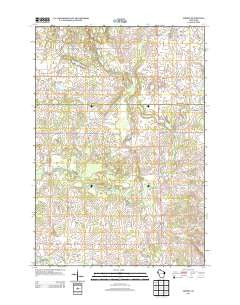 Forest Wisconsin Historical topographic map, 1:24000 scale, 7.5 X 7.5 Minute, Year 2013