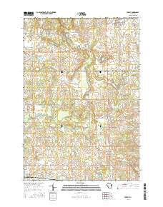 Forest Wisconsin Current topographic map, 1:24000 scale, 7.5 X 7.5 Minute, Year 2015