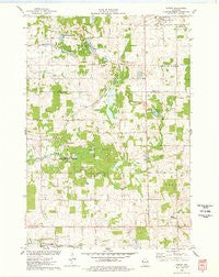 Forest Wisconsin Historical topographic map, 1:24000 scale, 7.5 X 7.5 Minute, Year 1975