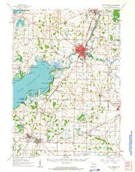 Fort Atkinson Wisconsin Historical topographic map, 1:62500 scale, 15 X 15 Minute, Year 1961