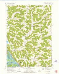 Fountain City Wisconsin Historical topographic map, 1:24000 scale, 7.5 X 7.5 Minute, Year 1972