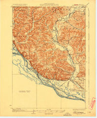Fountain City Minnesota Historical topographic map, 1:62500 scale, 15 X 15 Minute, Year 1929