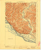 Fountain City Minnesota Historical topographic map, 1:62500 scale, 15 X 15 Minute, Year 1929