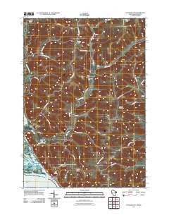Fountain City Wisconsin Historical topographic map, 1:24000 scale, 7.5 X 7.5 Minute, Year 2011