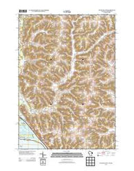 Fountain City Wisconsin Historical topographic map, 1:24000 scale, 7.5 X 7.5 Minute, Year 2013