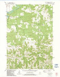Four Corners Wisconsin Historical topographic map, 1:24000 scale, 7.5 X 7.5 Minute, Year 1983