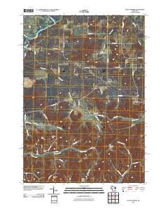 Four Corners Wisconsin Historical topographic map, 1:24000 scale, 7.5 X 7.5 Minute, Year 2010