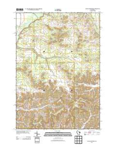 Four Corners Wisconsin Historical topographic map, 1:24000 scale, 7.5 X 7.5 Minute, Year 2013