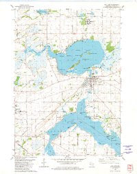 Fox Lake Wisconsin Historical topographic map, 1:24000 scale, 7.5 X 7.5 Minute, Year 1980