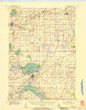 Fox Lake Wisconsin Historical topographic map, 1:62500 scale, 15 X 15 Minute, Year 1955