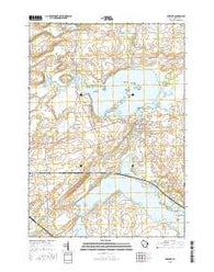 Fox Lake Wisconsin Current topographic map, 1:24000 scale, 7.5 X 7.5 Minute, Year 2015