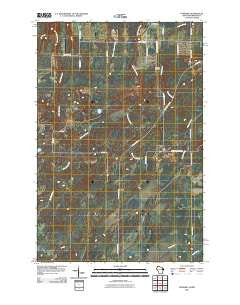 Foxboro Wisconsin Historical topographic map, 1:24000 scale, 7.5 X 7.5 Minute, Year 2010