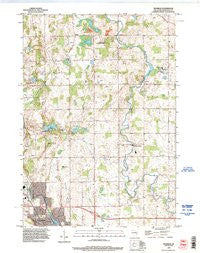 Franklin Wisconsin Historical topographic map, 1:24000 scale, 7.5 X 7.5 Minute, Year 1992