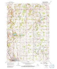 Franklin Wisconsin Historical topographic map, 1:24000 scale, 7.5 X 7.5 Minute, Year 1954