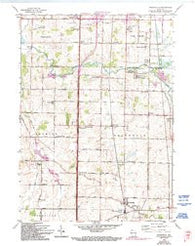 Franksville Wisconsin Historical topographic map, 1:24000 scale, 7.5 X 7.5 Minute, Year 1958