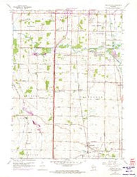 Franksville Wisconsin Historical topographic map, 1:24000 scale, 7.5 X 7.5 Minute, Year 1958